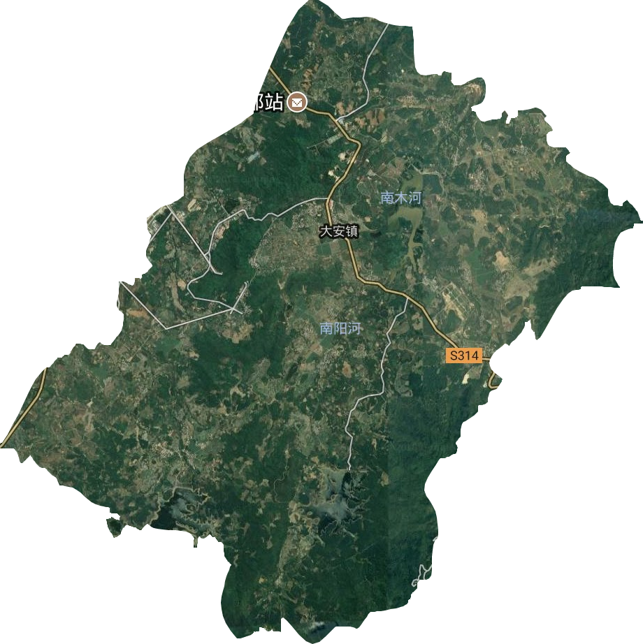 大安鎮(zhèn)衛(wèi)星圖