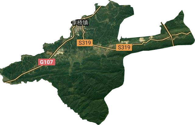 趙李橋鎮衛星圖