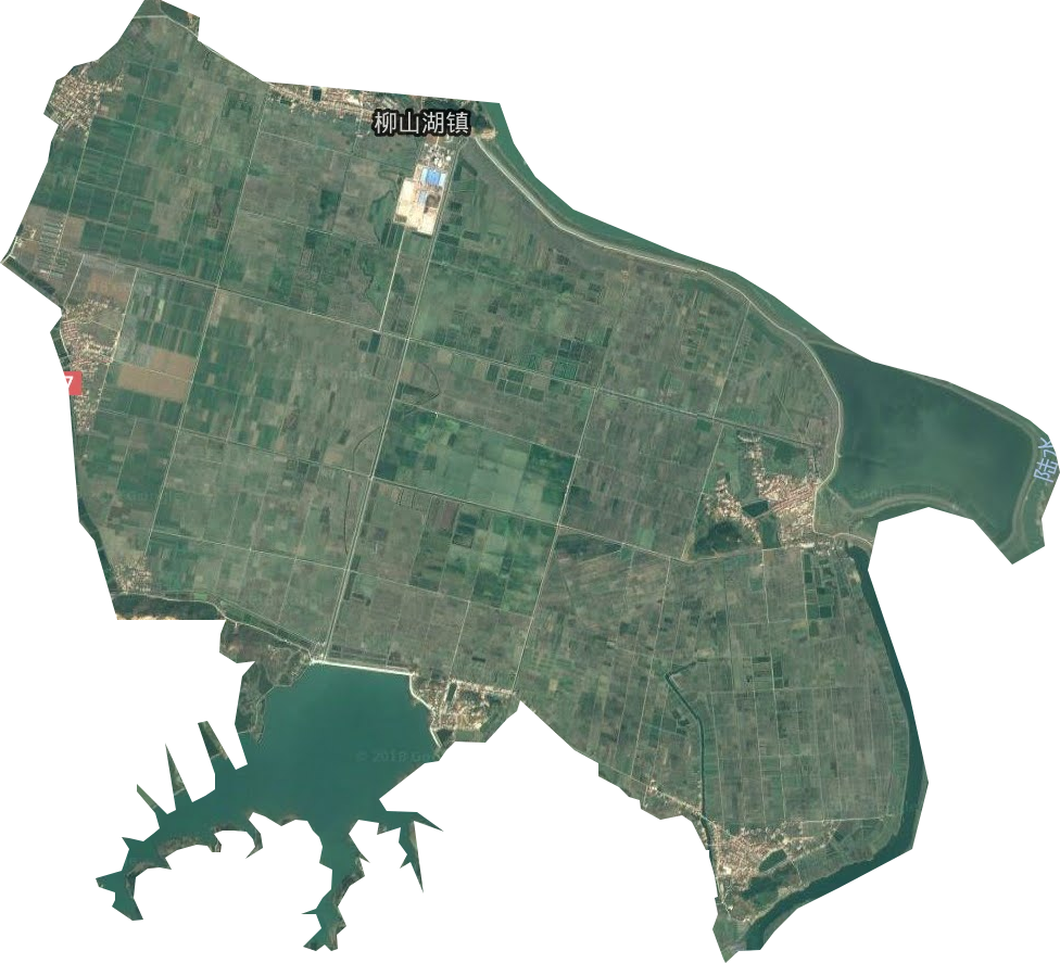 柳山湖鎮(zhèn)衛(wèi)星圖