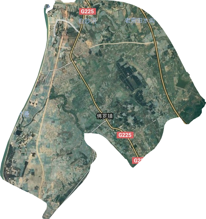 佛羅鎮衛星圖