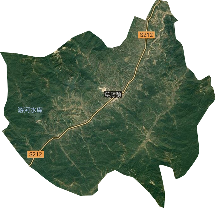 草店鎮衛星圖