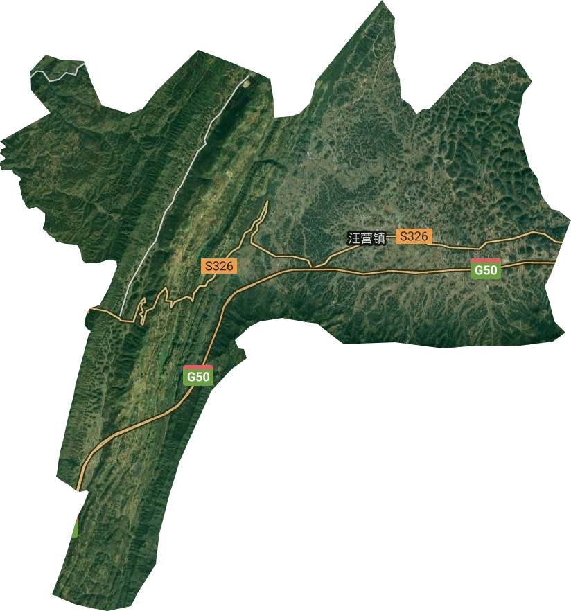 汪營(yíng)鎮(zhèn)衛(wèi)星圖