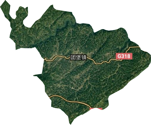團堡鎮衛星圖