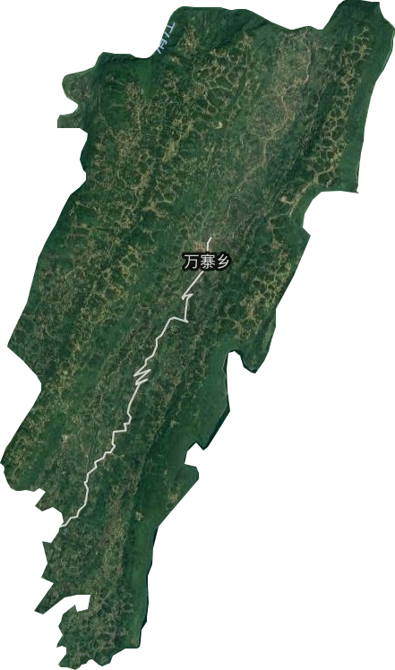 萬寨鄉衛星圖