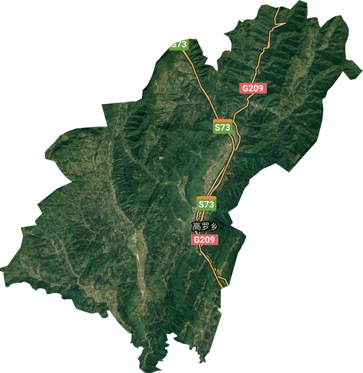 高羅鄉(xiāng)衛(wèi)星圖