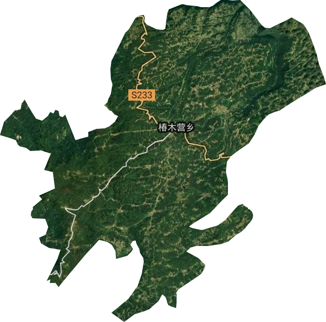 椿木營鄉衛星圖