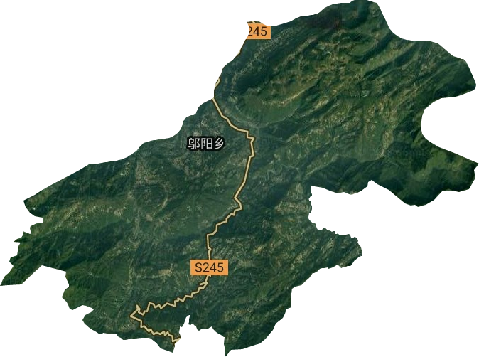 鄔陽鄉衛星圖