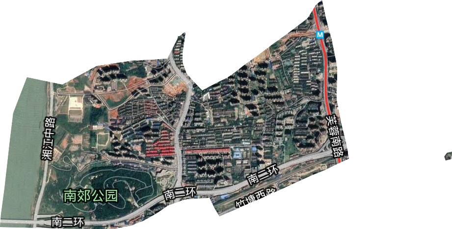 赤嶺路街道衛星圖