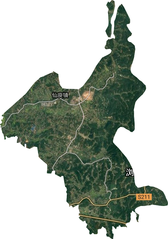 仙庾鎮(zhèn)衛(wèi)星圖