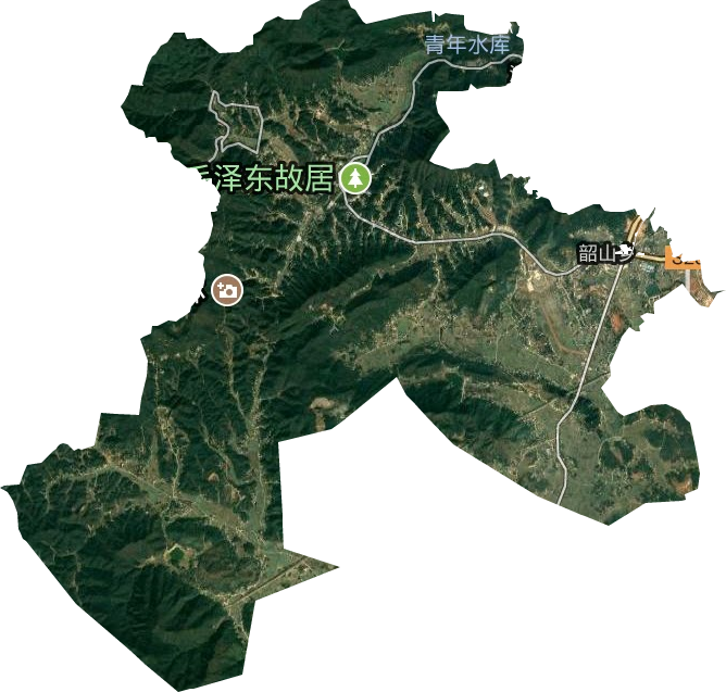 韶山鄉(xiāng)衛(wèi)星圖