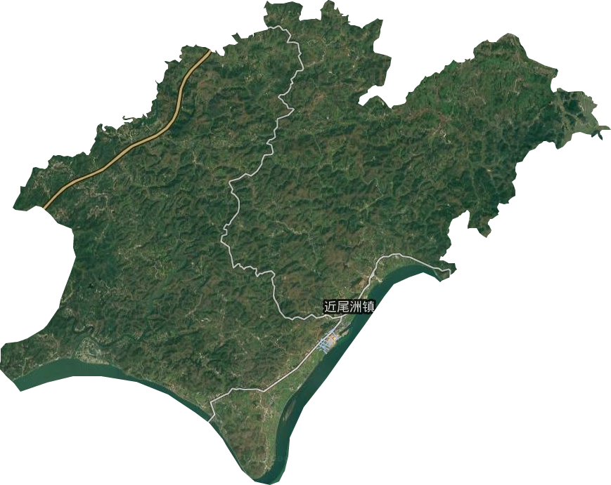 近尾洲鎮(zhèn)衛(wèi)星圖