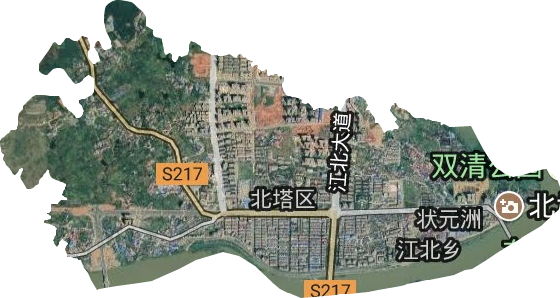 狀元洲街道衛星圖