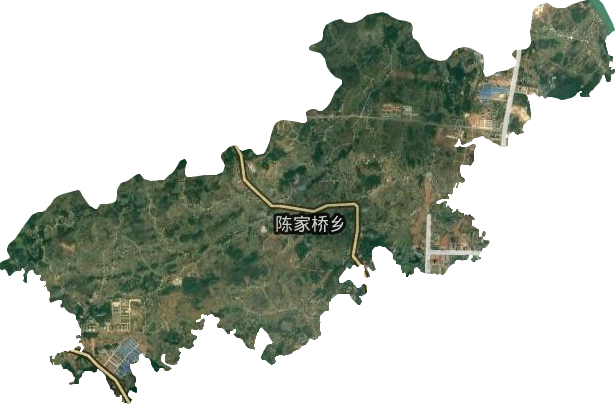 陳家橋鄉衛星圖