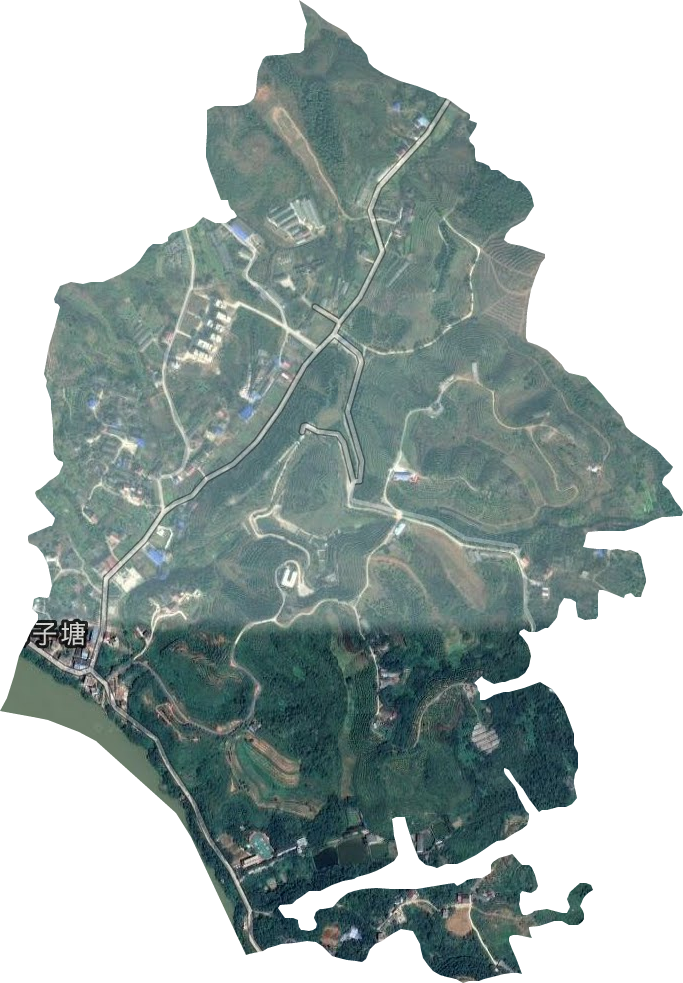 邵陽市園藝場衛星圖