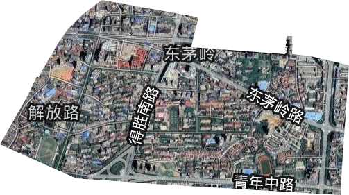東茅嶺街道衛星圖