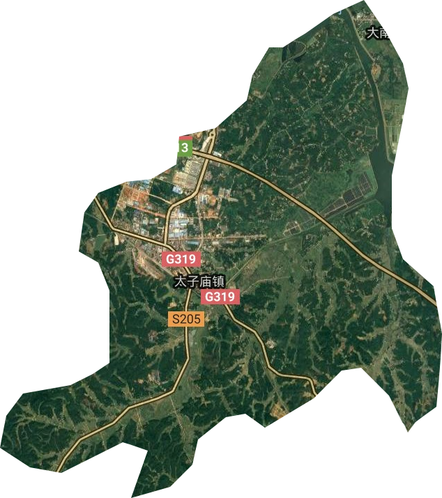 太子廟鎮衛星圖