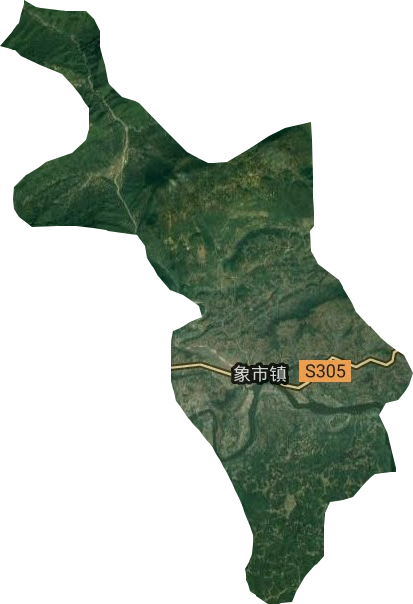 象市鎮(zhèn)衛(wèi)星圖
