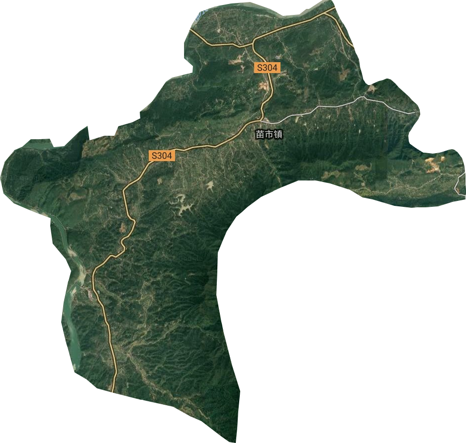 苗市鎮衛星圖