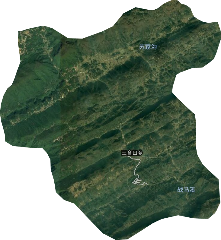 三合口鄉(xiāng)衛(wèi)星圖