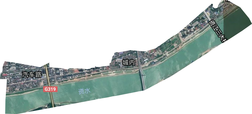 汽車路街道衛星圖