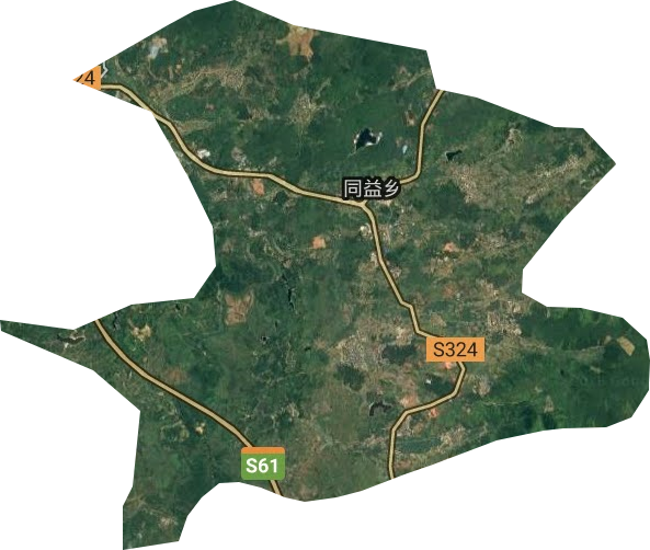 同益鄉衛星圖