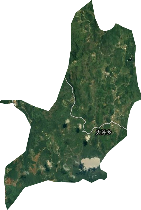 大沖鄉衛星圖