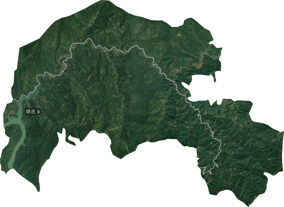 塘底鄉(xiāng)衛(wèi)星圖