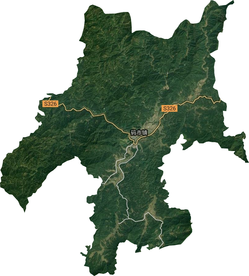 碼市鎮衛星圖