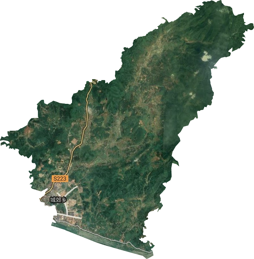 城郊鄉(xiāng)衛(wèi)星圖