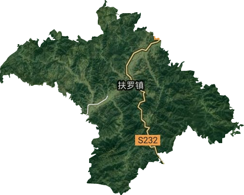 扶羅鎮衛星圖