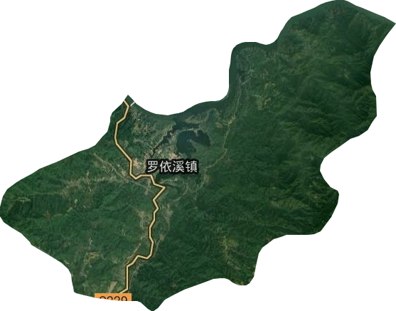羅依溪鎮衛星圖