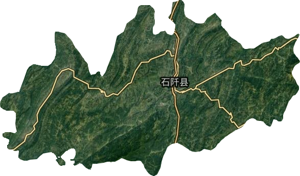 石阡縣衛星圖