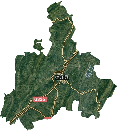 德江縣衛(wèi)星圖