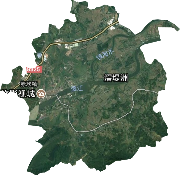 赤坎鎮衛星圖