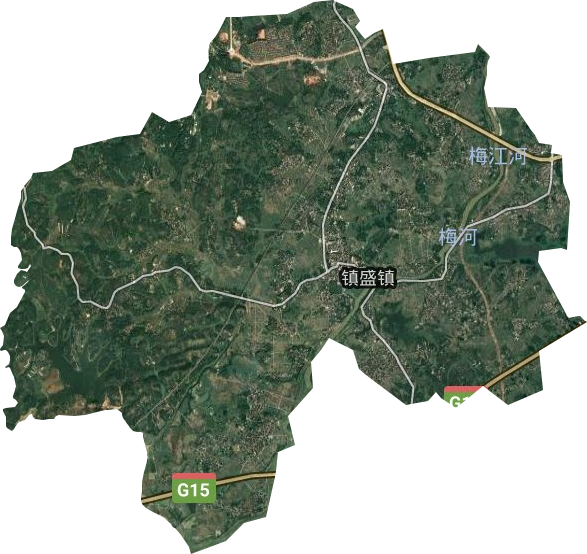 鎮盛鎮衛星圖