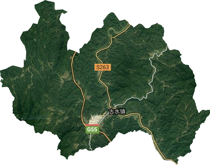 古水鎮衛星圖