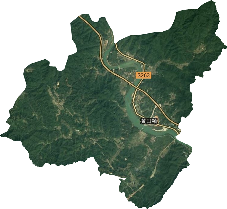 黃田鎮衛星圖