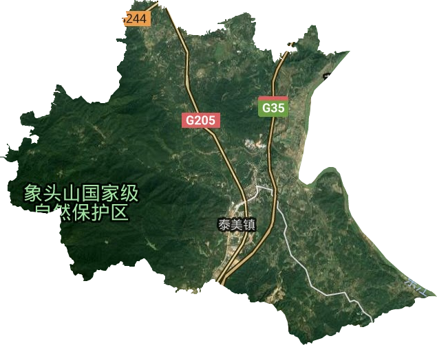 泰美鎮衛星圖