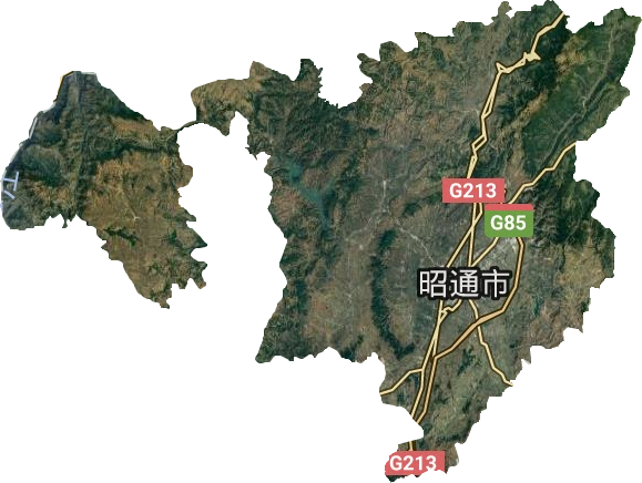 昭陽區衛星圖