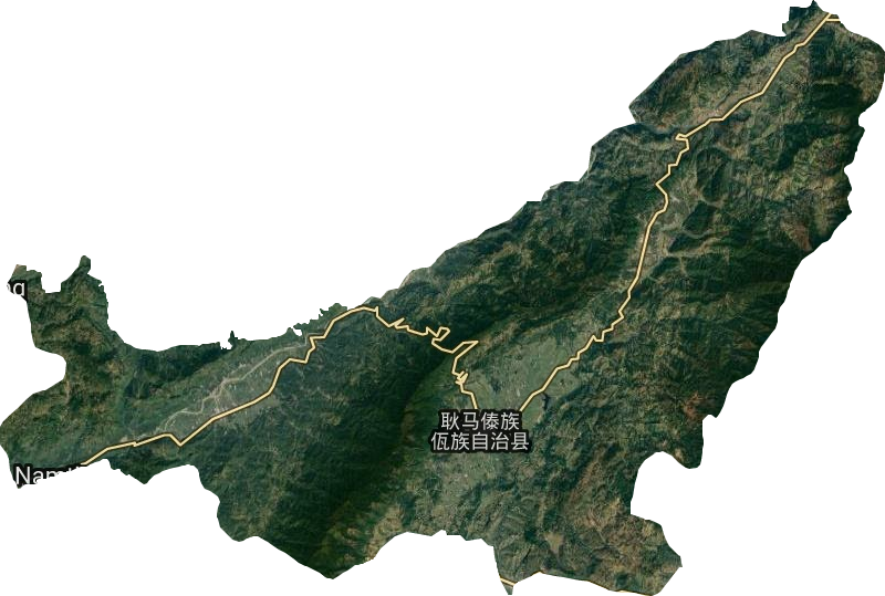 耿馬傣族佤族自治縣衛星圖