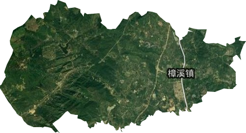 樟溪鎮衛星圖