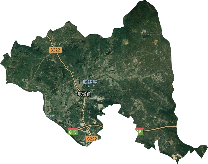 聯饒鎮衛星圖