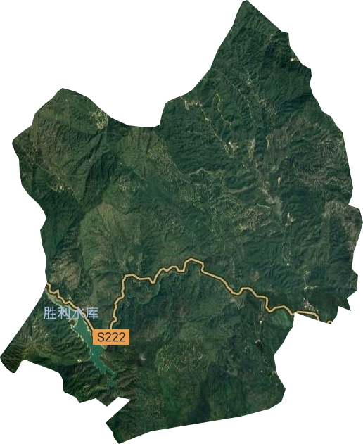 韓江林場衛星圖
