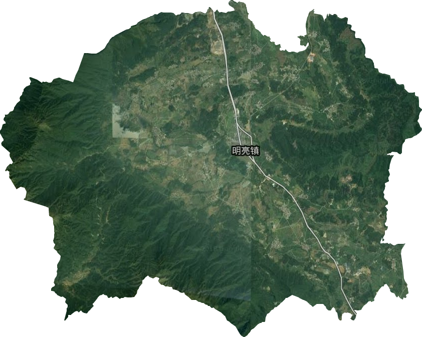 明亮鎮衛星圖
