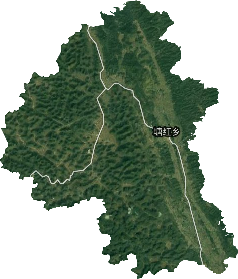 塘紅鄉(xiāng)衛(wèi)星圖