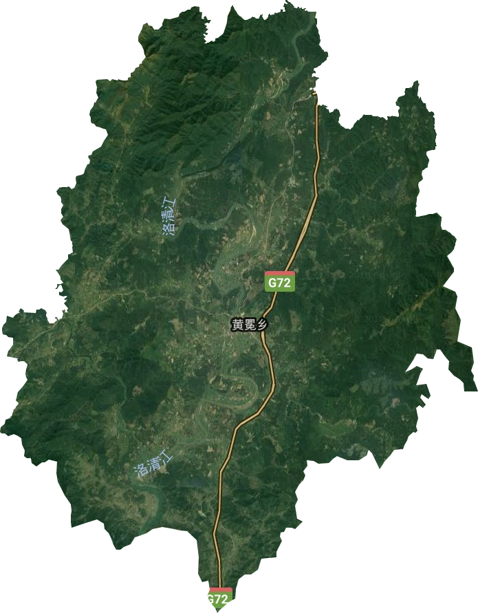 黃冕鄉(xiāng)衛(wèi)星圖