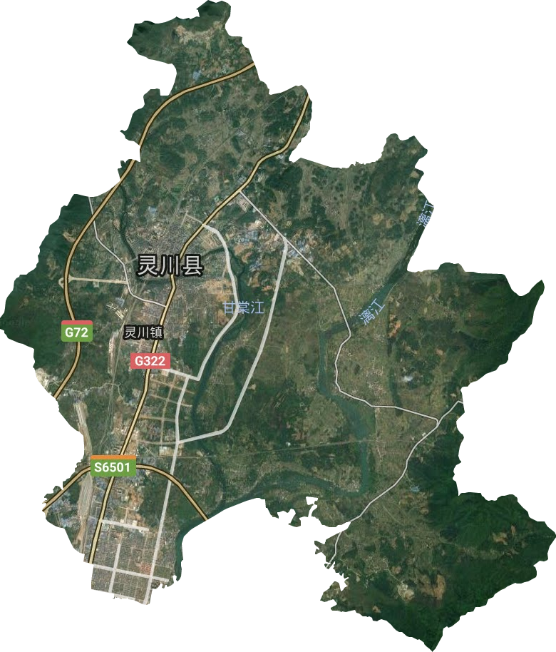 靈川鎮(zhèn)衛(wèi)星圖