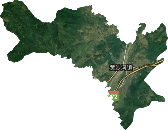 黃沙河鎮(zhèn)衛(wèi)星圖
