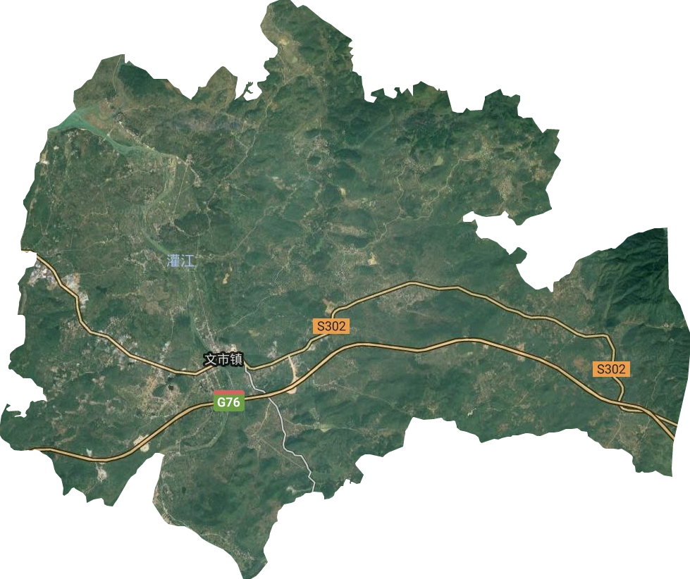 文市鎮(zhèn)衛(wèi)星圖