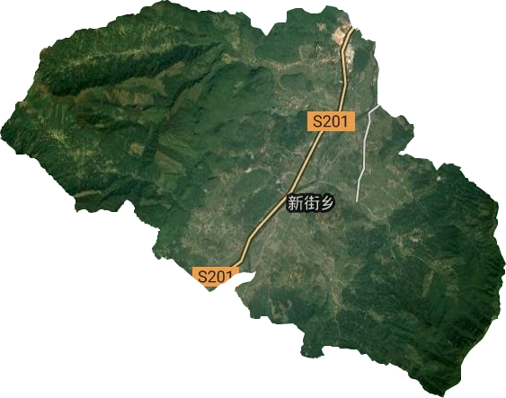 新街鎮衛星圖